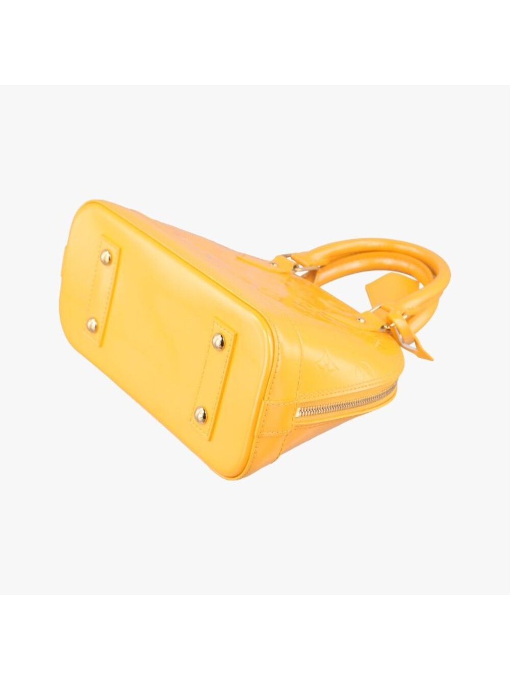 Louis Vuitton Alma PM Jaune Passion Vernis Handbag - Picture 4 of 16